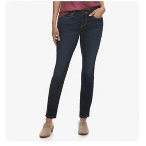 Sonoma Curvy Slim Straight Jeans 